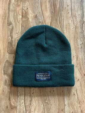 Pendleton Dark Green beanie